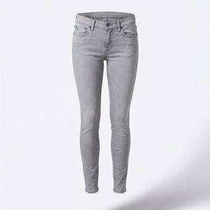 Polo Ralph Lauren Tompkins Skinny Jeans Gray Womens Size 27 Authentic